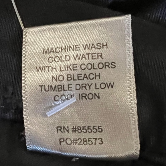 Pistola Kellin High Rise Pleated Cotton Ankle Trouser in Fade to Black Size 27 - Picture 10 of 10